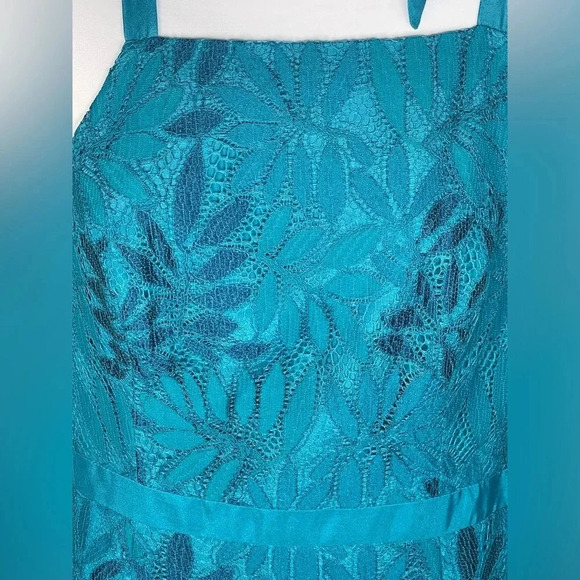 Lilly Pulitzer Kayleigh Shift Dress Tidal Wave Fern Gallery Lace  Size 4 - Picture 5 of 9